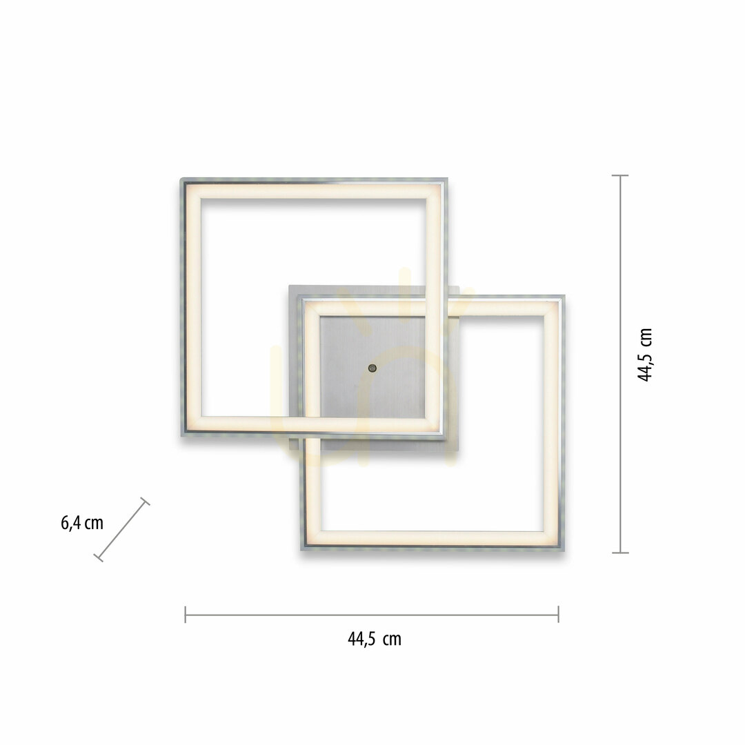 Obejrzyj Plafon FELIX60 14634-55 Srebrny 2xLED Plafon FELIX60 14634-55 Srebrny 2xLED