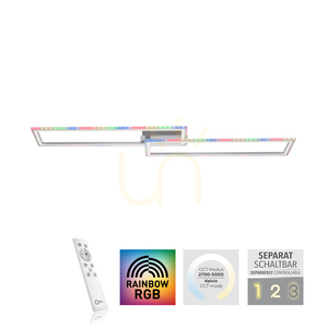 Plafon FELIX60 14635-55 Srebrny 2xLED small 1