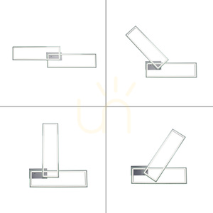 Plafon FELIX60 14635-55 Srebrny 2xLED small 13