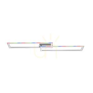 Plafon FELIX60 14635-55 Srebrny 2xLED small 14