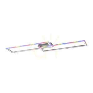 Plafon FELIX60 14635-55 Srebrny 2xLED small 6