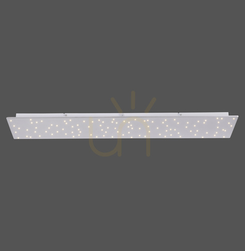 Sprawdź Plafon LED Sparkle 14672-55 srebrny 100 × 25 cm, 20 W 2160 lm, barwa regulowana 2700–5000 K