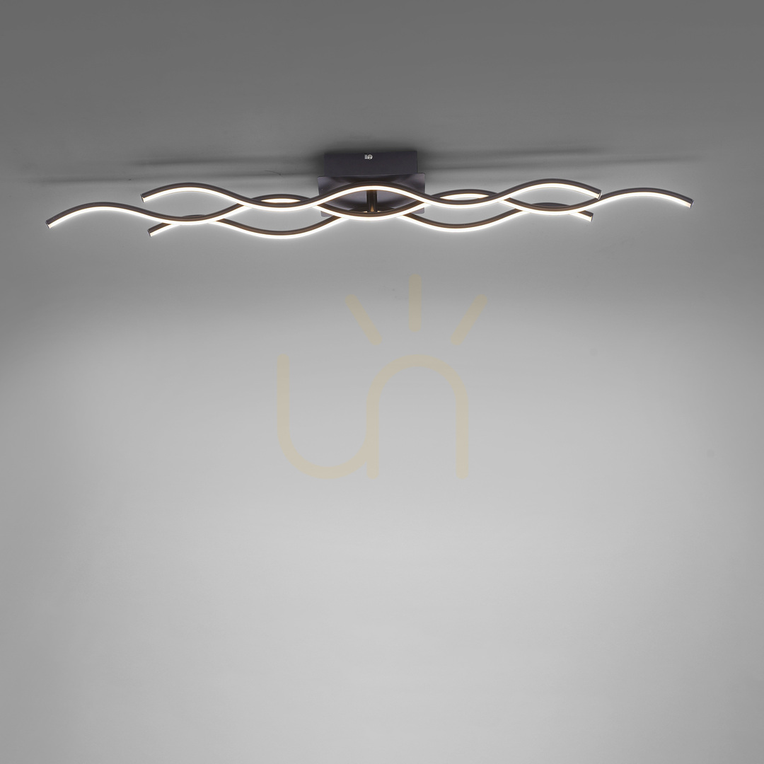 Sprawdź Plafon WAVE 15166-18 Czarny 1xLED Plafon WAVE 15166-18 Czarny 1xLED