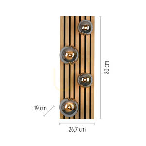 Plafon GREEN STIKA 15209-79 Drewno 4xG9 8 Plafon GREEN STIKA 15209-79 Drewno 4xG9 small 8