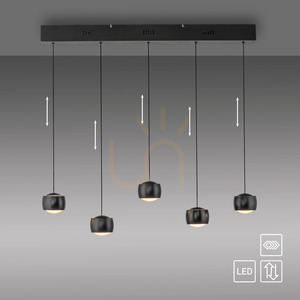 Lampa Wisząca BALLINI 15262-18 Czarny 5xLED small 10