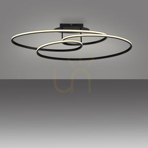 Plafon LUMACA 15321-18 Czarny 1xLED small 5