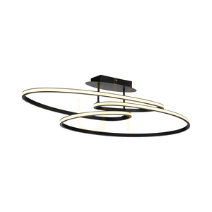 Plafon LUMACA 15321-18 Czarny 1xLED small 7