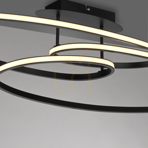 Plafon LUMACA 15321-18 Czarny 1xLED small 9