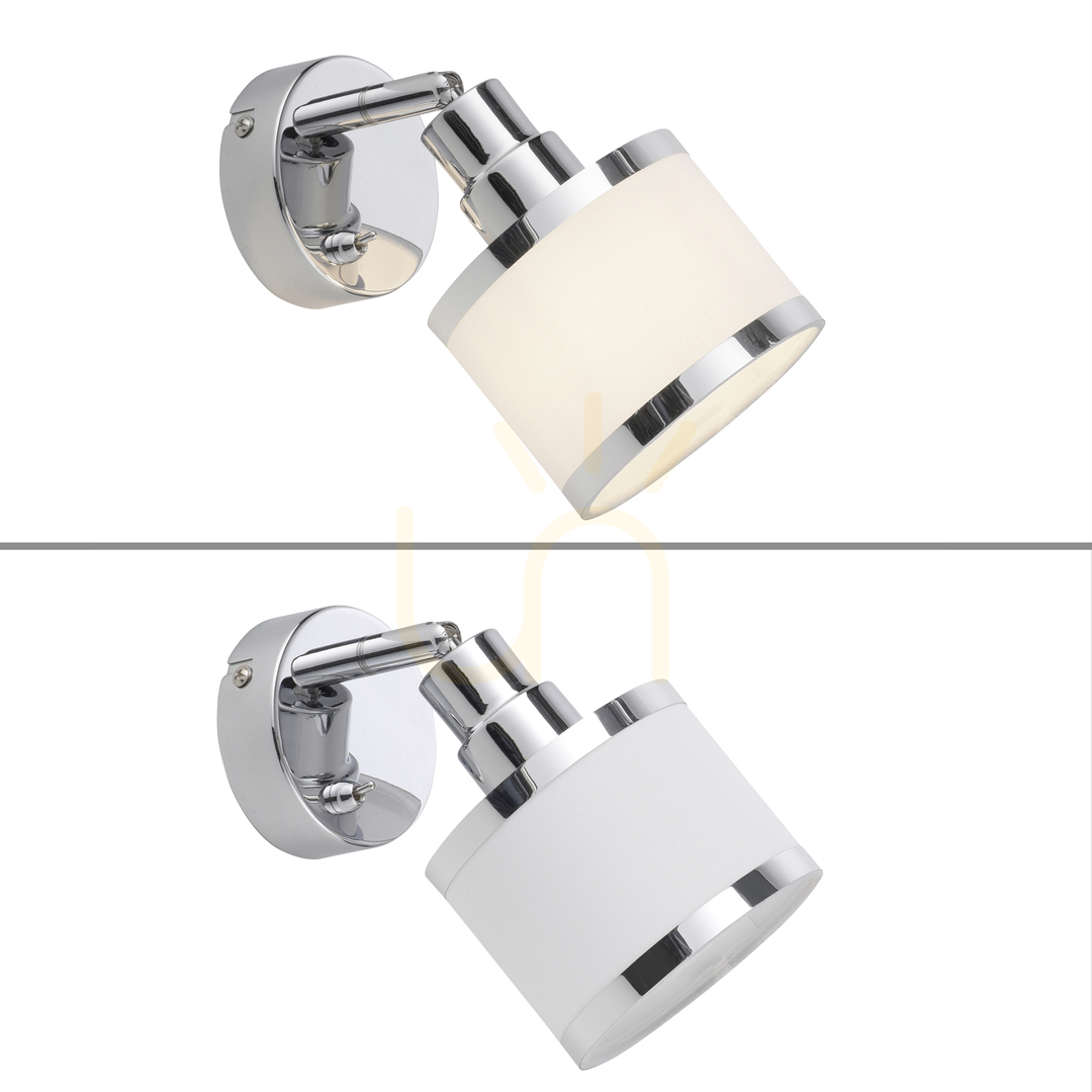 Pokaż Kinkiet ACCOR 15371-17 Chrom 1xE14 Kinkiet ACCOR 15371-17 Chrom 1xE14