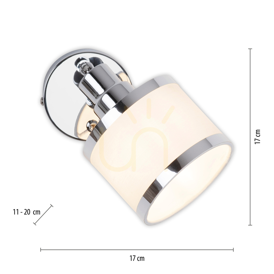 Wyświetl Kinkiet ACCOR 15371-17 Chrom 1xE14 Kinkiet ACCOR 15371-17 Chrom 1xE14