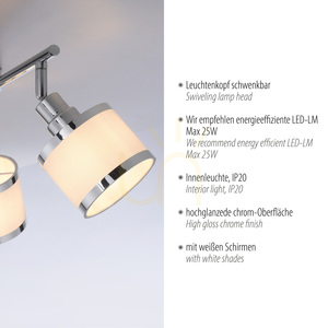 Plafon ACCOR 15373-17 Chrom 3xE14 small 3