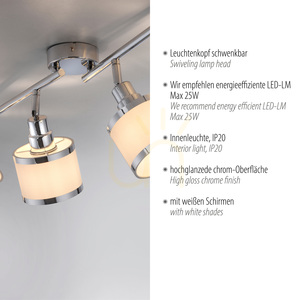 Plafon ACCOR 15374-17 Chrom 4xE14 small 3