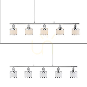 Lampa Wisząca ACCOR 15375-17 Chrom 5xE14 small 14