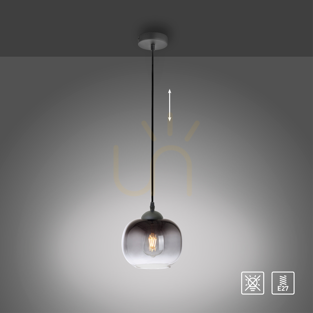 Sprawdź Lampa Wisząca ZEA 15420-18 Czarny 1xE27 Lampa Wisząca ZEA 15420-18 Czarny 1xE27