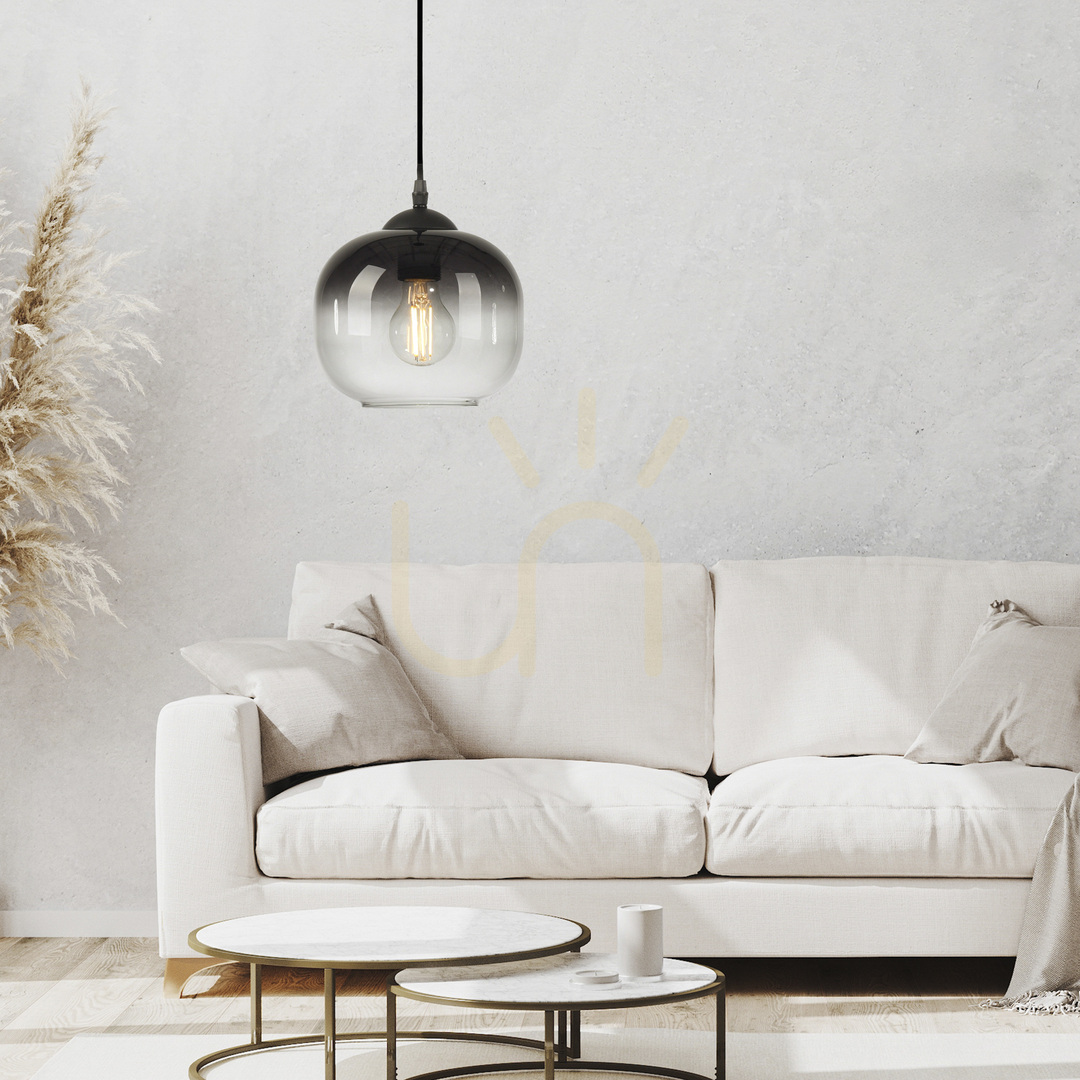 Obejrzyj Lampa Wisząca ZEA 15420-18 Czarny 1xE27 Lampa Wisząca ZEA 15420-18 Czarny 1xE27