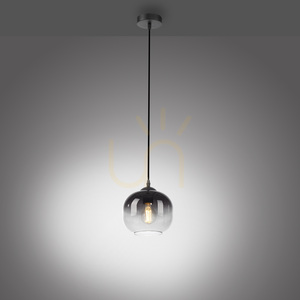 Lampa Wisząca ZEA 15420-18 Czarny 1xE27 5 Lampa Wisząca ZEA 15420-18 Czarny 1xE27 small 5