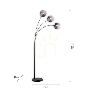 Lampa podłogowa Paul Neuhaus / JUST LIGHT Zea 15422-18, 3×E14 small 8