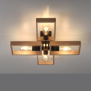 Plafon FRANKY 15656-18 Czarny 4xE27 small 4