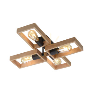 Plafon FRANKY 15656-18 Czarny 4xE27 small 6