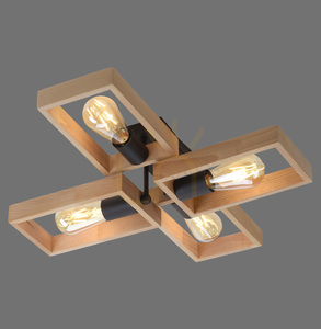 Plafon FRANKY 15656-18 Czarny 4xE27 small 0