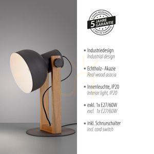 Lampa Stołowa CUP 2.0 15746-18 Czarny 1xE27 4 Lampa Stołowa CUP 2.0 15746-18 Czarny 1xE27 small 4