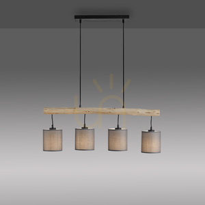 Lampa Wisząca GREEN TRIB 15783-29 Drewno 4xE27 4 Lampa Wisząca GREEN TRIB 15783-29 Drewno 4xE27 small 4