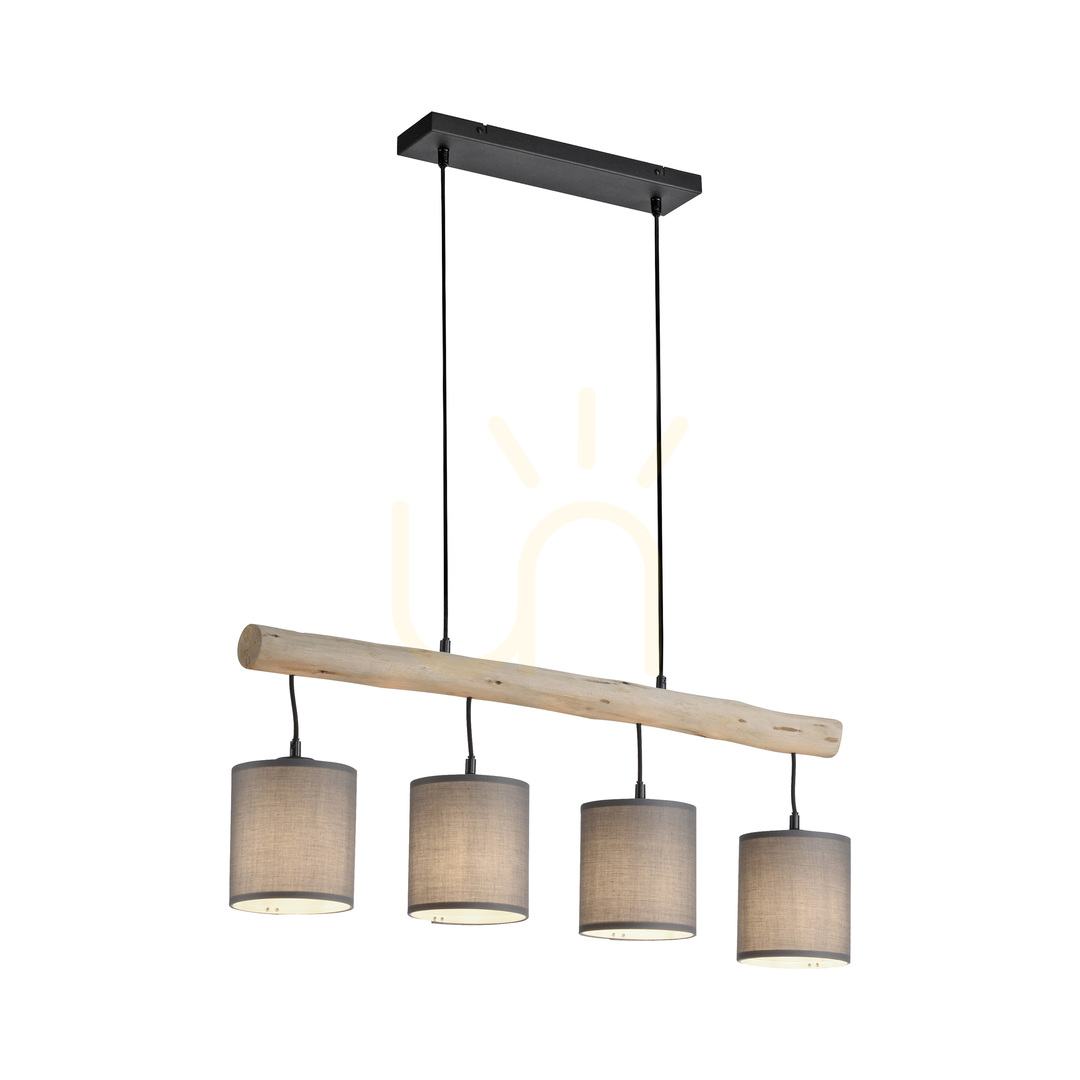 Zobacz Lampa Wisząca GREEN TRIB 15783-29 Drewno 4xE27 Lampa Wisząca GREEN TRIB 15783-29 Drewno 4xE27
