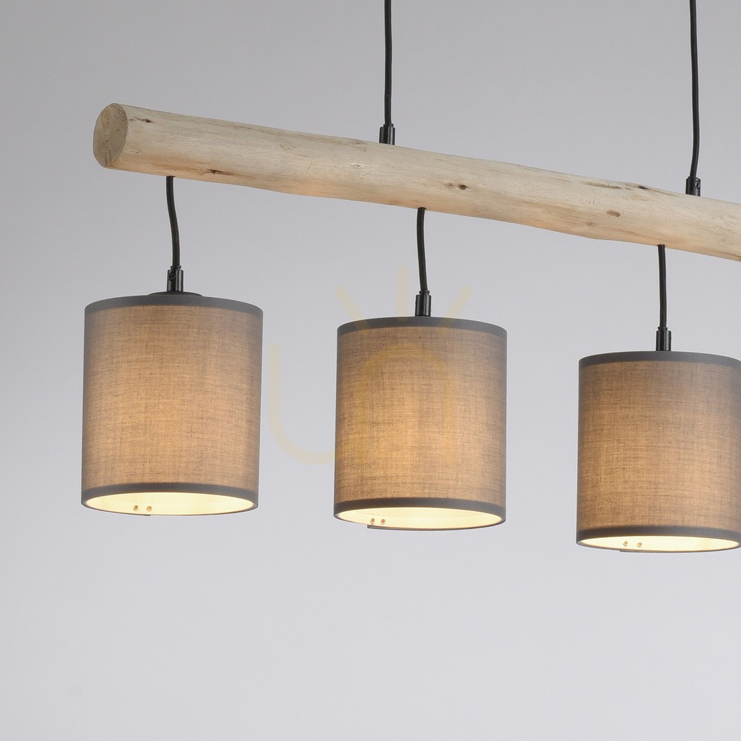 Wyświetl Lampa Wisząca GREEN TRIB 15783-29 Drewno 4xE27 Lampa Wisząca GREEN TRIB 15783-29 Drewno 4xE27