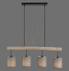 Lampa Wisząca GREEN TRIB 15783-29 Drewno 4xE27 0 Lampa Wisząca GREEN TRIB 15783-29 Drewno 4xE27 small 0