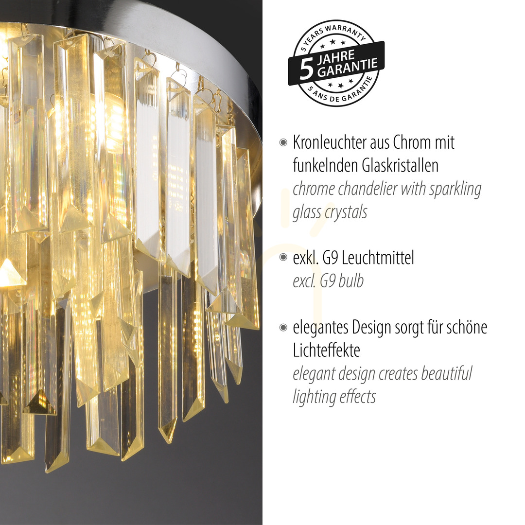 Pokaż Plafon KULUNKA 15048-17 Chrom 4xG9 Plafon KULUNKA 15048-17 Chrom 4xG9