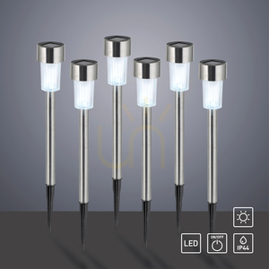 Lampa Ogrodowa ZUZI-SOL 19103-55-6 Srebrny 1xLED small 11