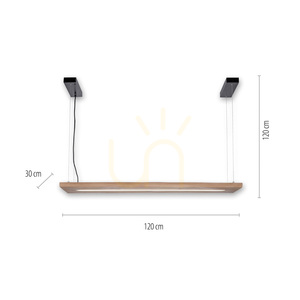 Lampa Wisząca PALMA 2625-79 Czarny 1xLED small 7