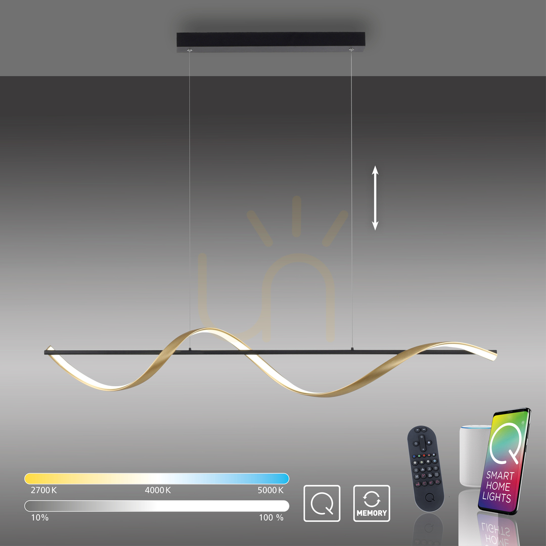Zobacz Lampa Wisząca Q-SWING 2385-13 Mosiądz 1xLED Lampa Wisząca Q-SWING 2385-13 Mosiądz 1xLED
