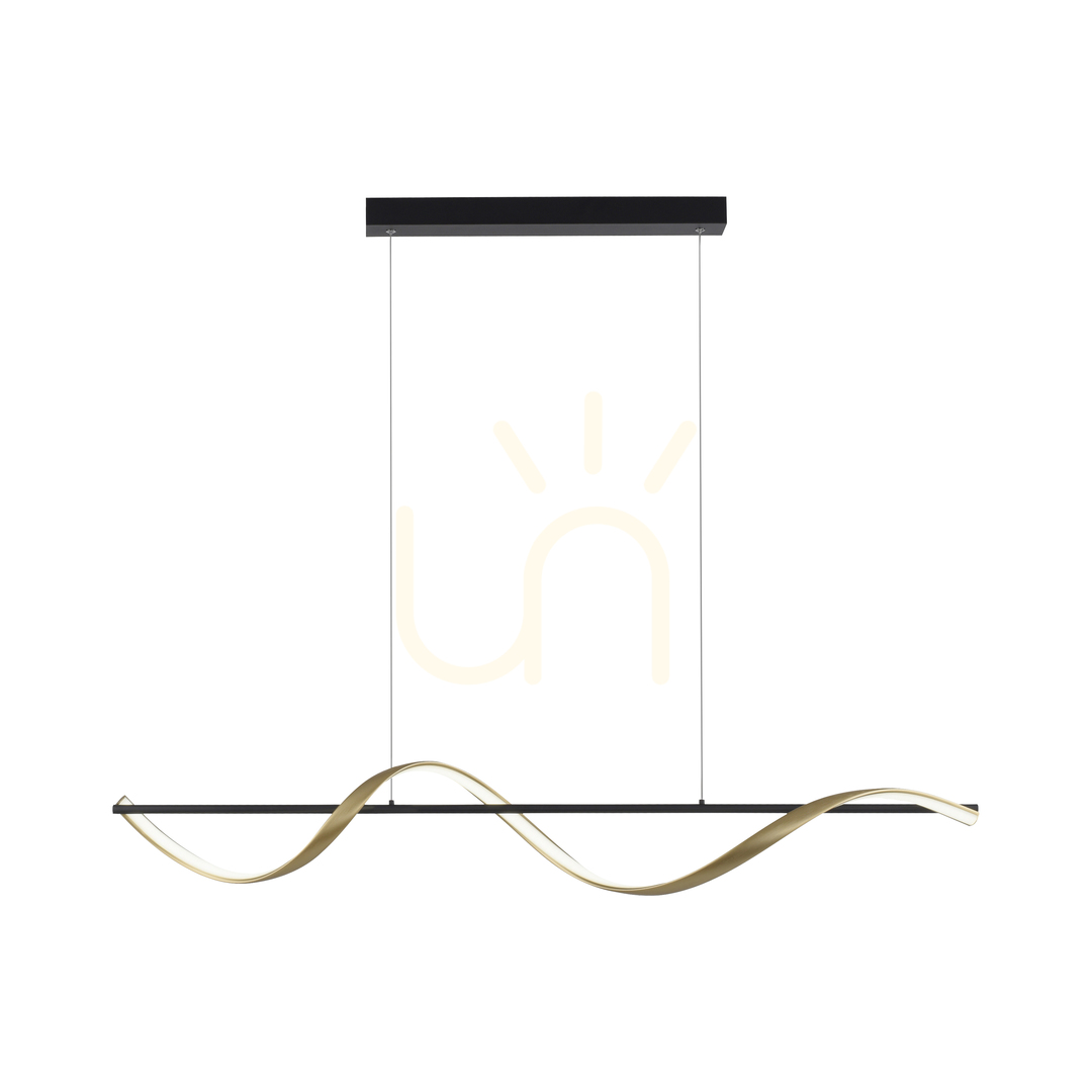 Wyświetl Lampa Wisząca Q-SWING 2385-13 Mosiądz 1xLED Lampa Wisząca Q-SWING 2385-13 Mosiądz 1xLED