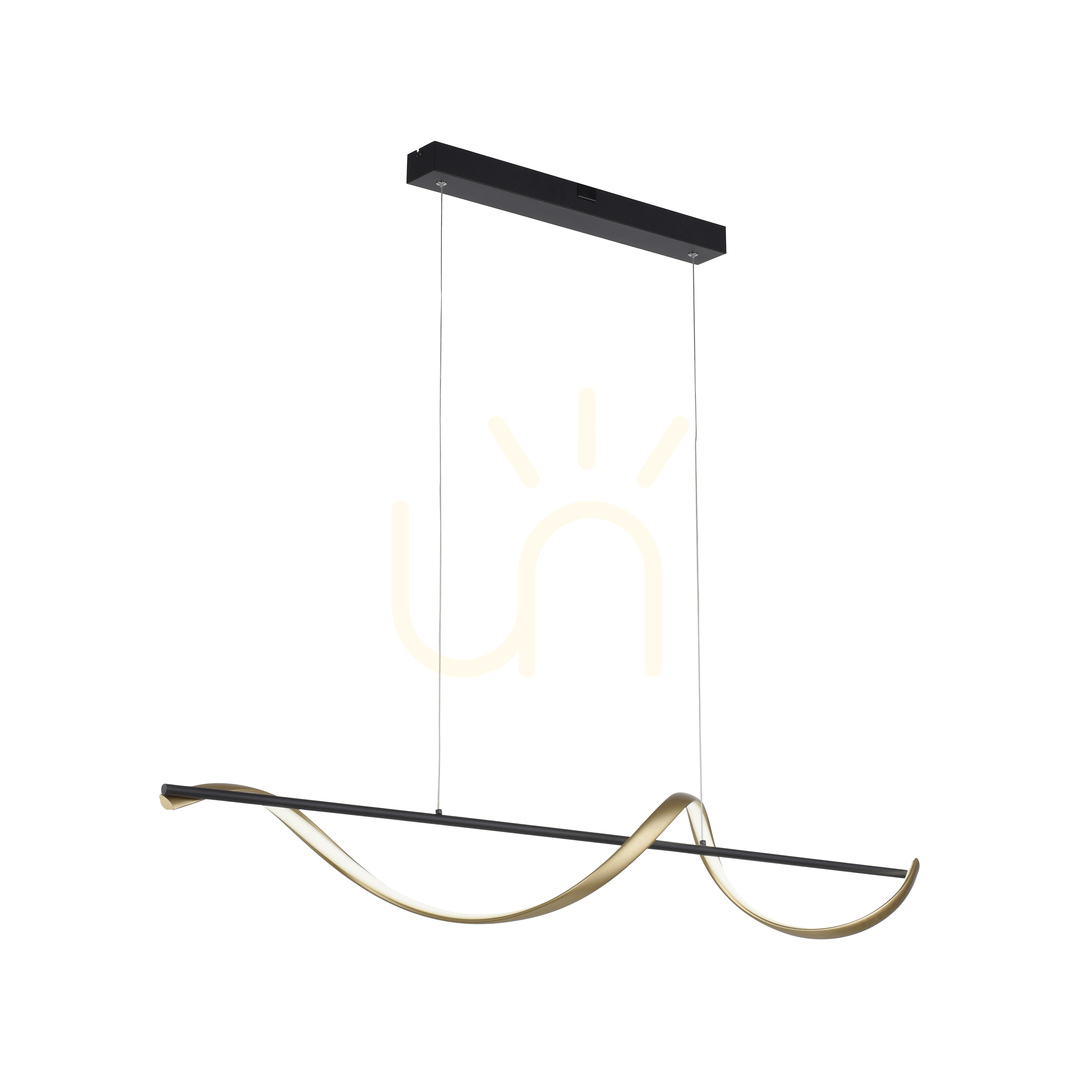Obejrzyj Lampa Wisząca Q-SWING 2385-13 Mosiądz 1xLED Lampa Wisząca Q-SWING 2385-13 Mosiądz 1xLED