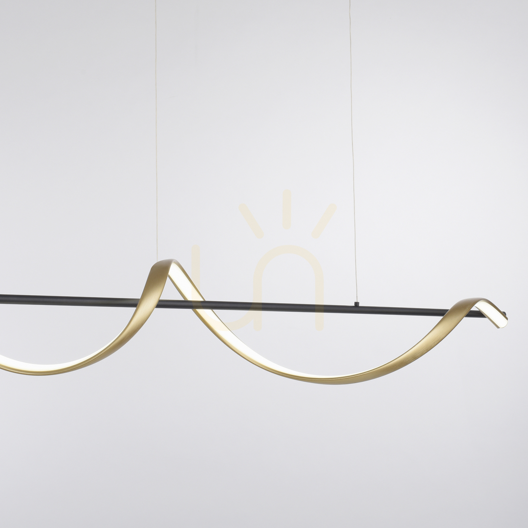 Pokaż Lampa Wisząca Q-SWING 2385-13 Mosiądz 1xLED Lampa Wisząca Q-SWING 2385-13 Mosiądz 1xLED