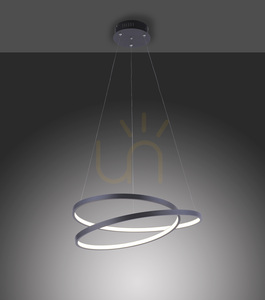 Lampa Wisząca ROMAN 2472-18 Czarny 1xLED 4 Lampa Wisząca ROMAN 2472-18 Czarny 1xLED small 4