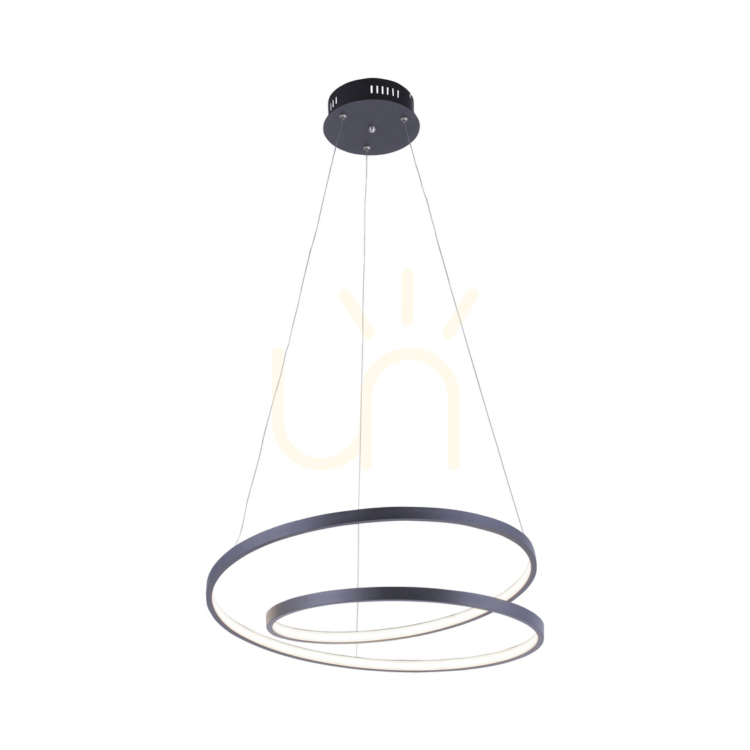 Zobacz Lampa Wisząca ROMAN 2472-18 Czarny 1xLED Lampa Wisząca ROMAN 2472-18 Czarny 1xLED