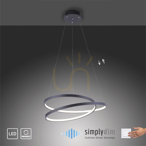 Lampa Wisząca ROMAN 2472-18 Czarny 1xLED 9 Lampa Wisząca ROMAN 2472-18 Czarny 1xLED small 9