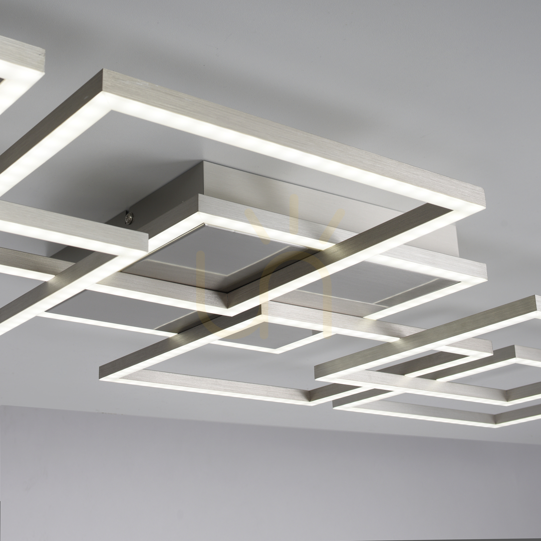 Wyświetl Plafon Q-INIGO 6014-55 Srebrny 7xLED Plafon Q-INIGO 6014-55 Srebrny 7xLED