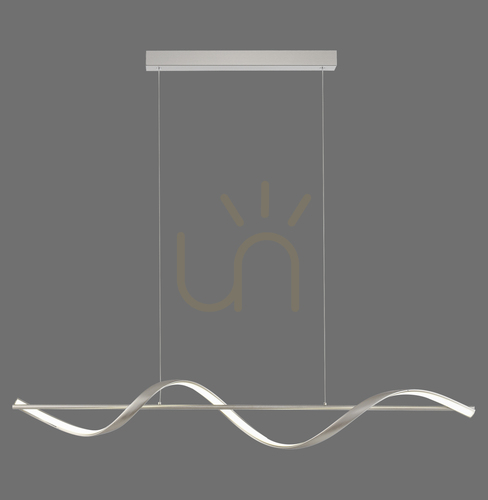 Sprawdź Lampa Wisząca Q-SWING 2385-55 Srebrny 1xLED