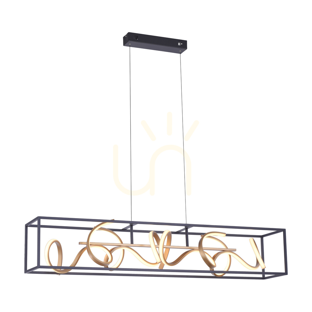 Zobacz Lampa Wisząca SELINA 2416-18 Czarny 4xLED Lampa Wisząca SELINA 2416-18 Czarny 4xLED