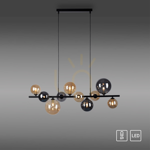 Lampa Wisząca POPSICLE 2583-18 Przydymiony 10xG9 small 13