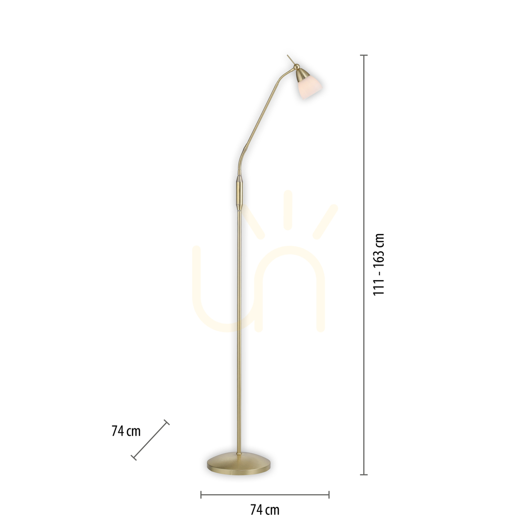 Wyświetl Lampa Podłogowa PINO 400-60 Brązowy 1xG9 Lampa Podłogowa PINO 400-60 Brązowy 1xG9