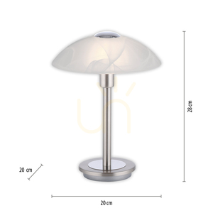 Lampa Stołowa ENOVA 4026-55 Srebrny 1xG9 small 8