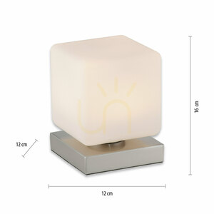 Lampa Stołowa DADOA 4036-55 Srebrny 1xLED 7 Lampa Stołowa DADOA 4036-55 Srebrny 1xLED small 7