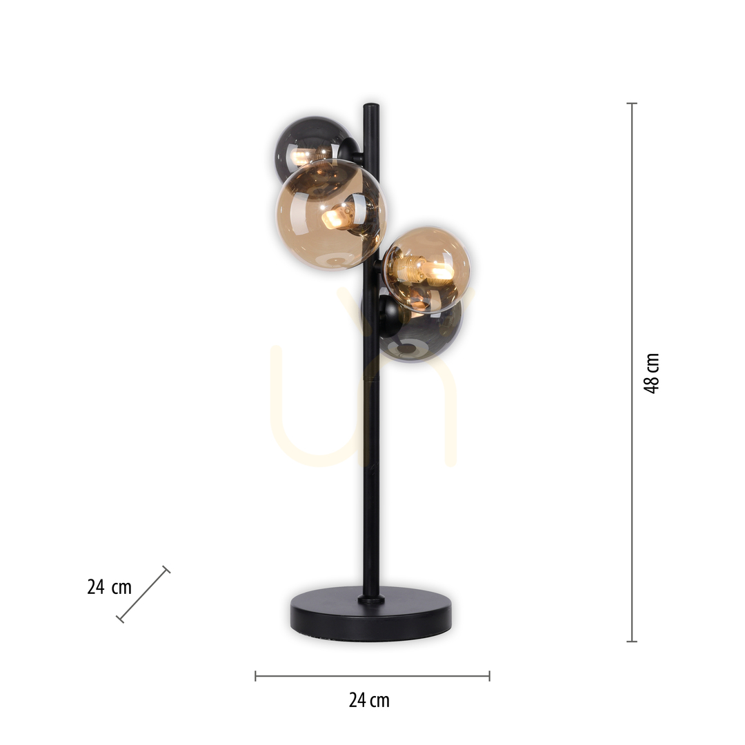 Wyświetl Lampa Stołowa POPSICLE 4585-18 Przydymiony 4xG9 Lampa Stołowa POPSICLE 4585-18 Przydymiony 4xG9