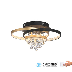 Plafon ROTAZO 6267-68 Czarny 1xLED small 1