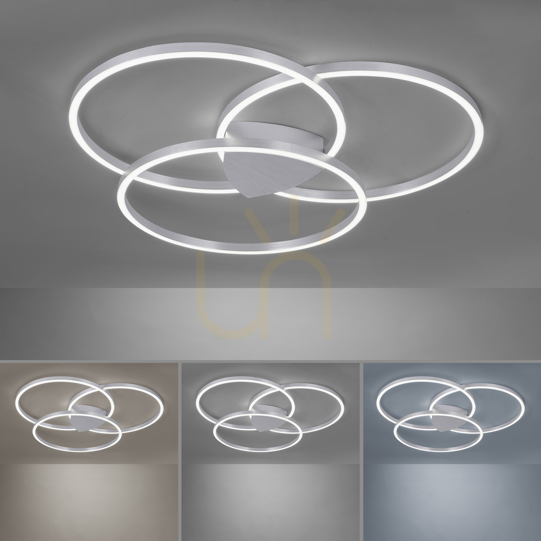 Pokaż Plafon Q-KATE 6579-95 Srebrny 3xLED Plafon Q-KATE 6579-95 Srebrny 3xLED
