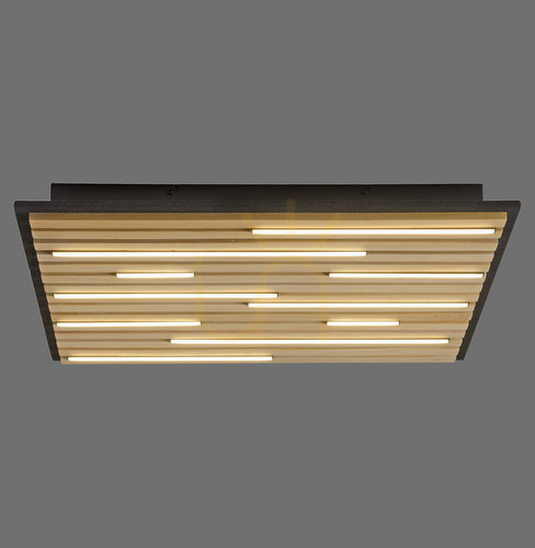 Sprawdź Kinkiet Q-AKUSTIK 6423-79 Drewno 1xLED